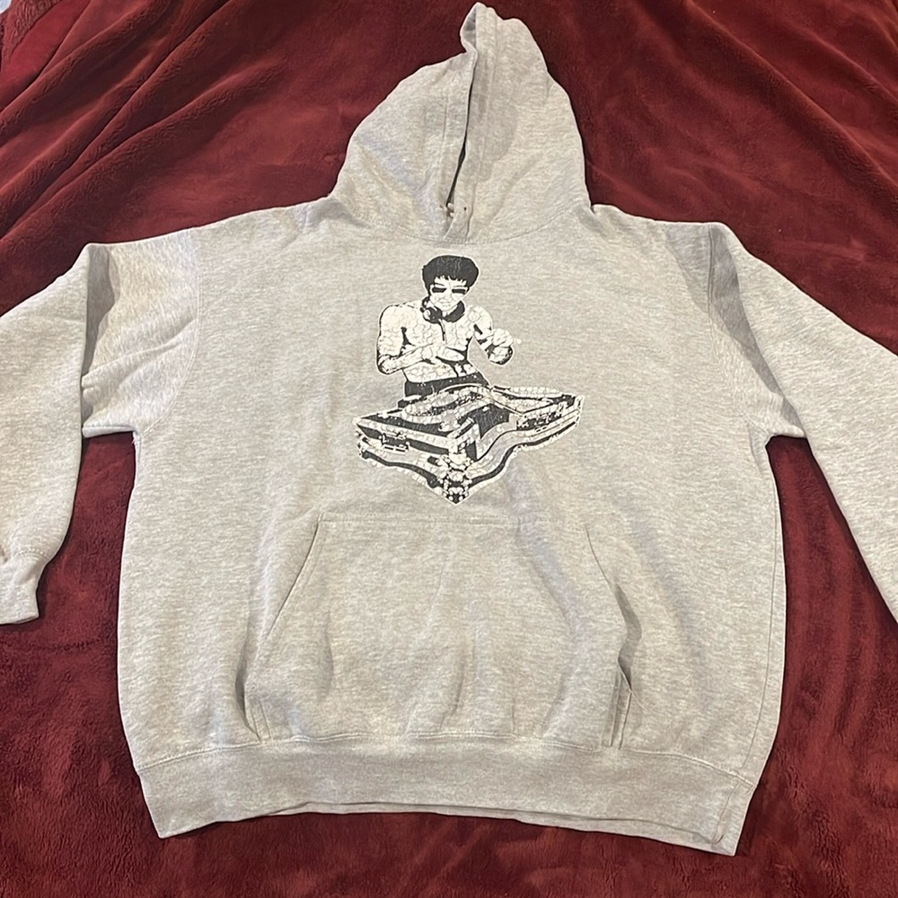 DJ cool gray hoodie